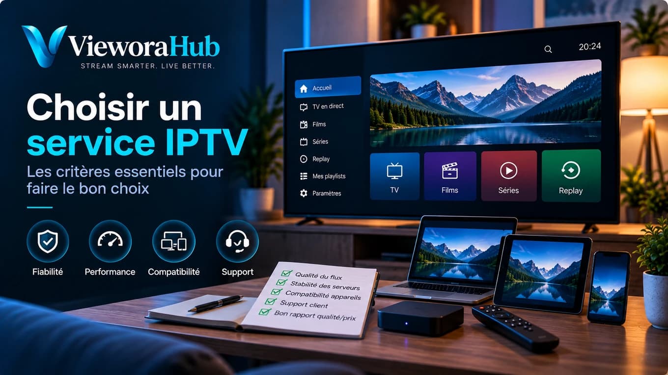 Les critères à comparer avant de choisir un service IPTV