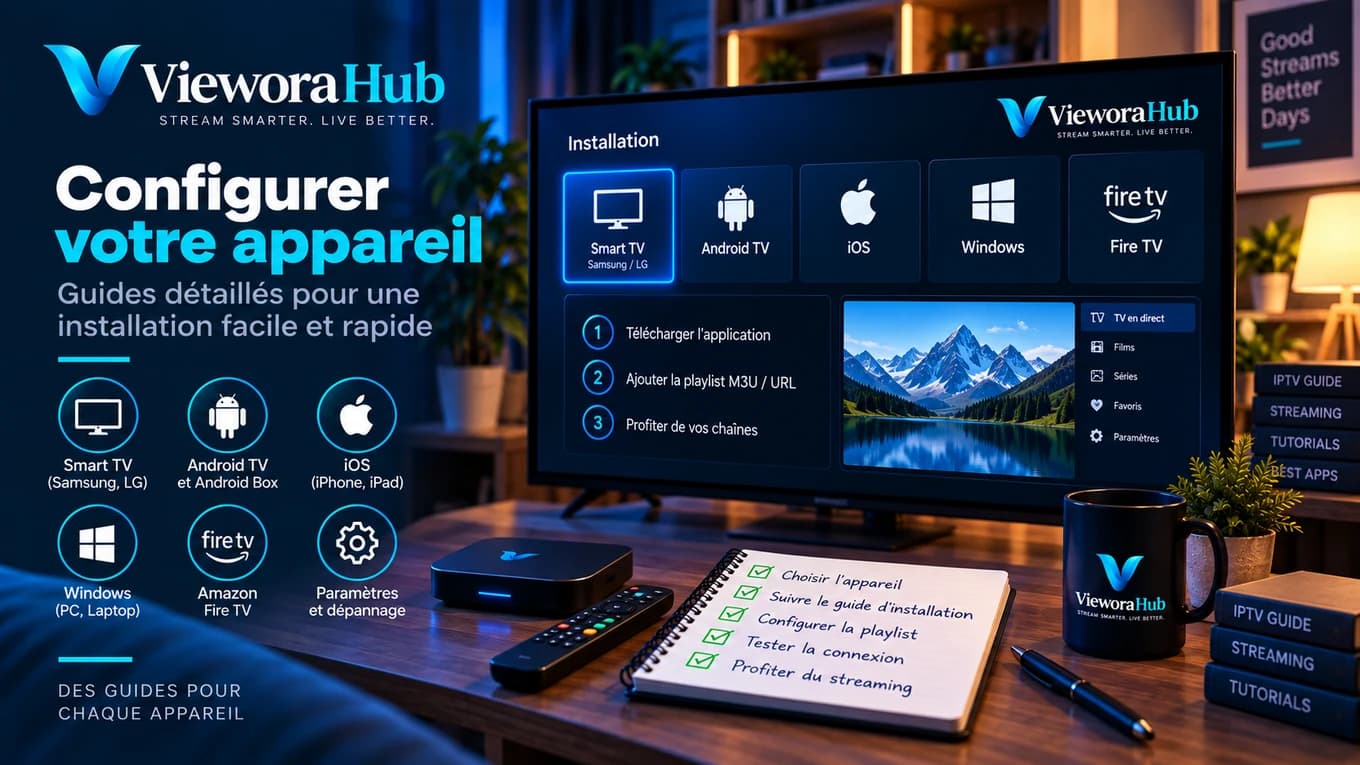 Les différents systèmes sur lesquels configurer un accès IPTV