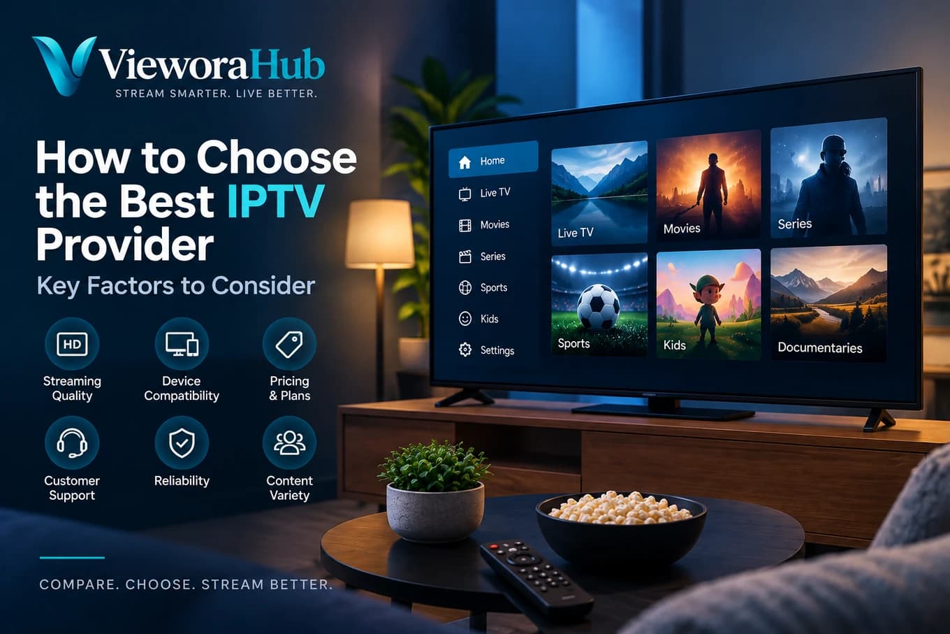 The factors worth weighing when comparing IPTV providers