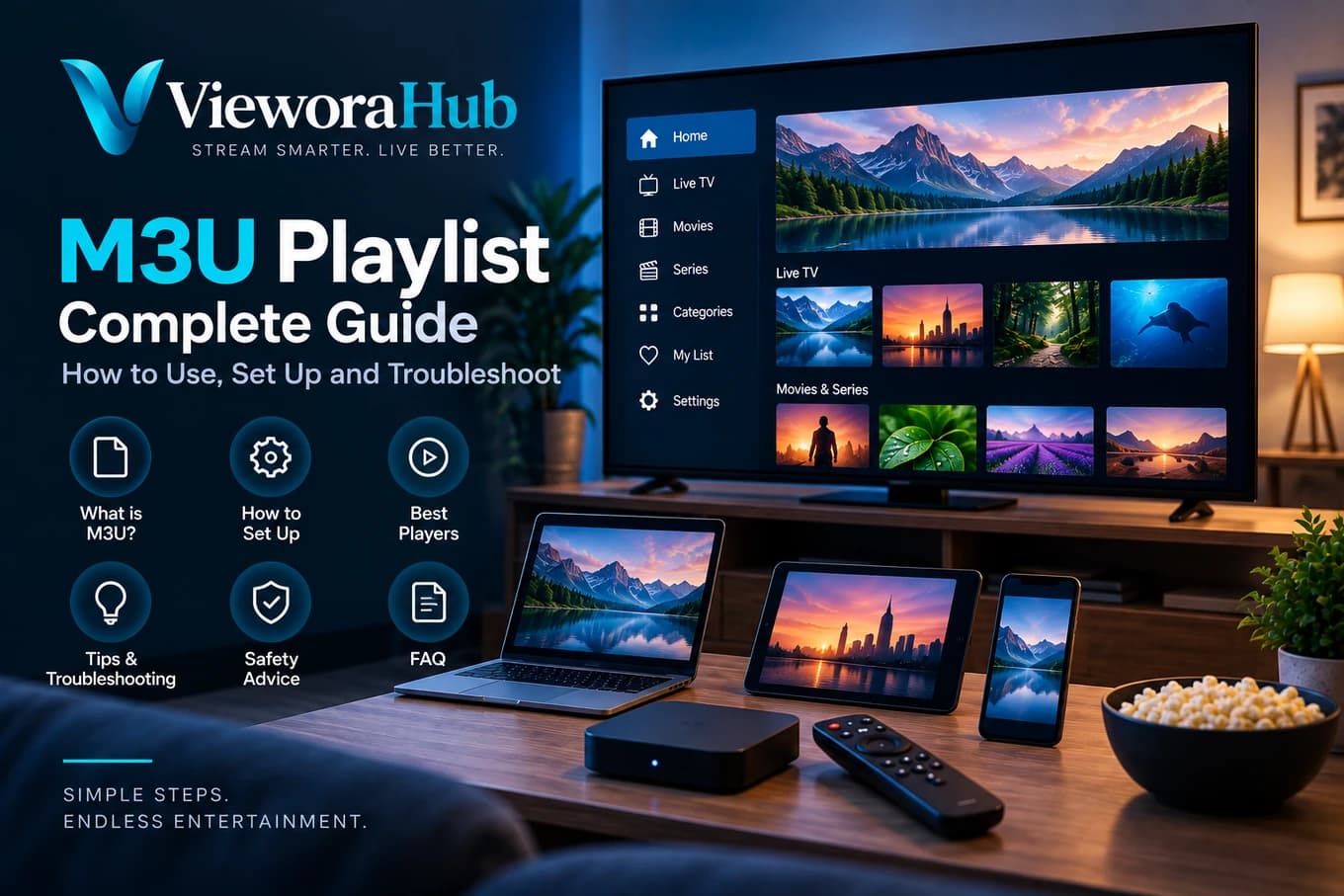 What an M3U playlist is and what it takes to use one